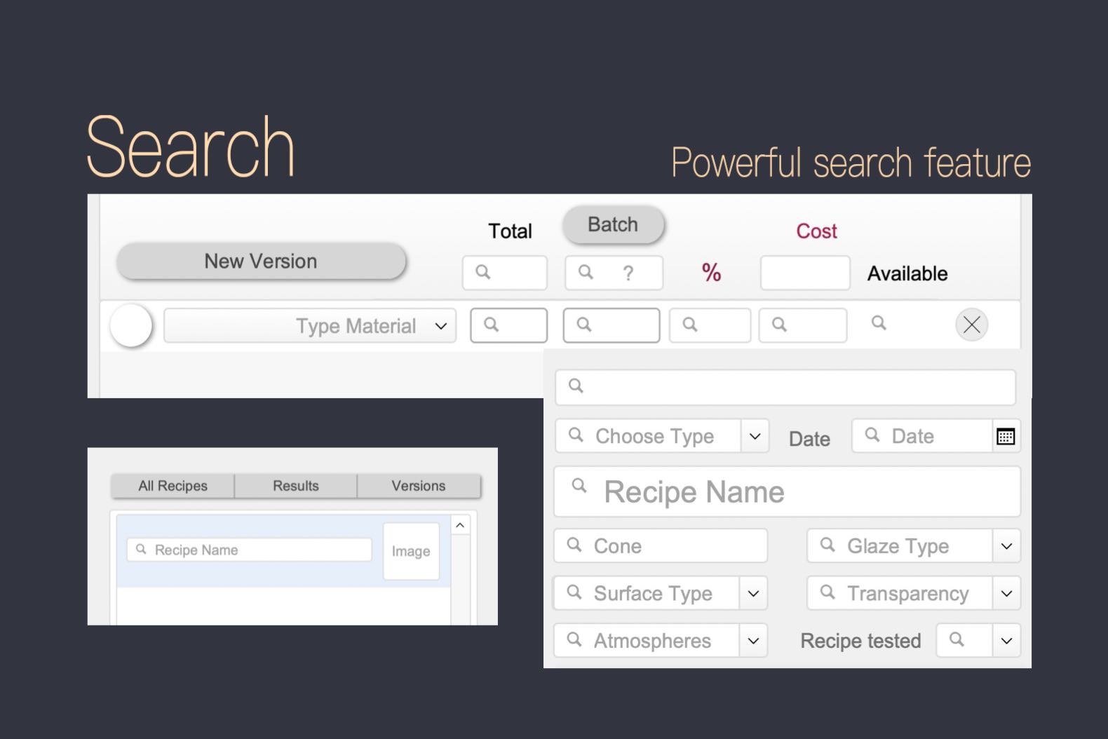 Powerful search feature
